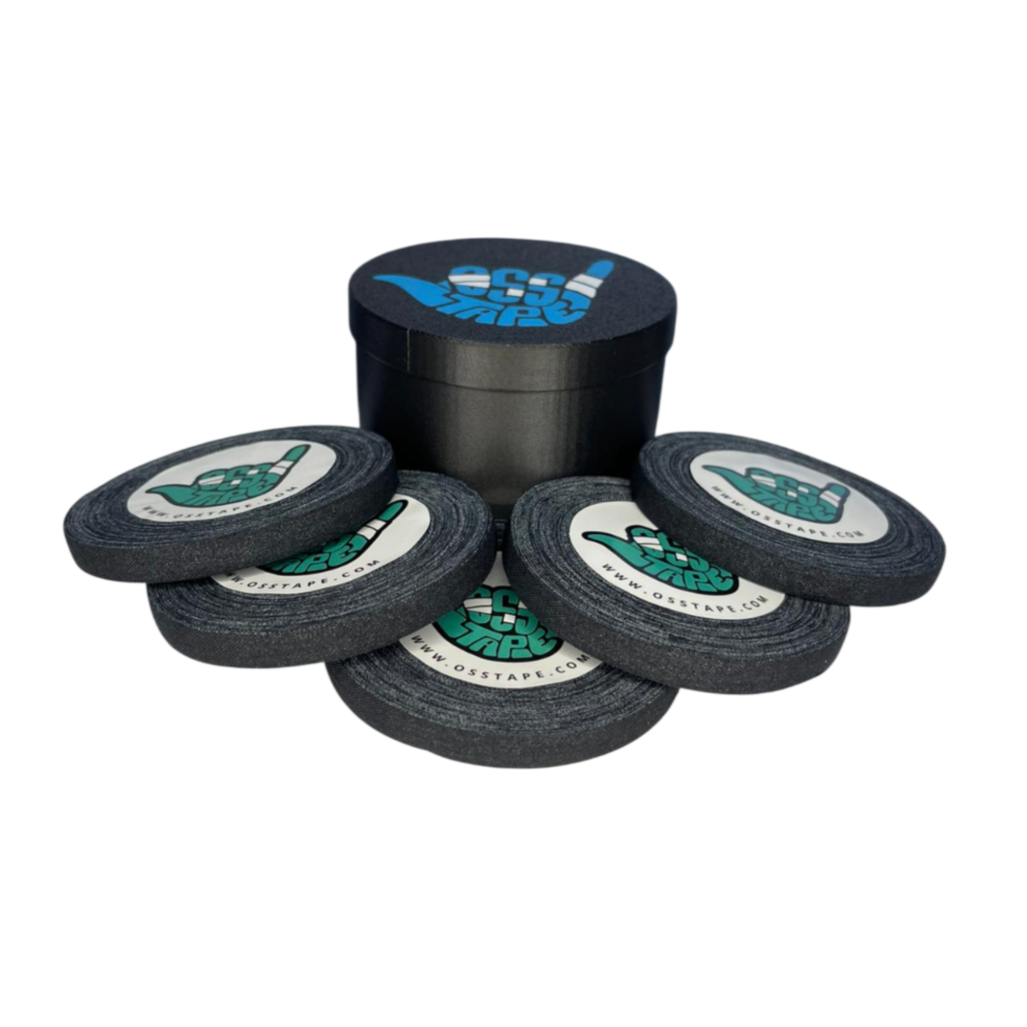 OSSTAPE 8mm Finger Tape – 5 Pack with OSSTAPE Storage Container