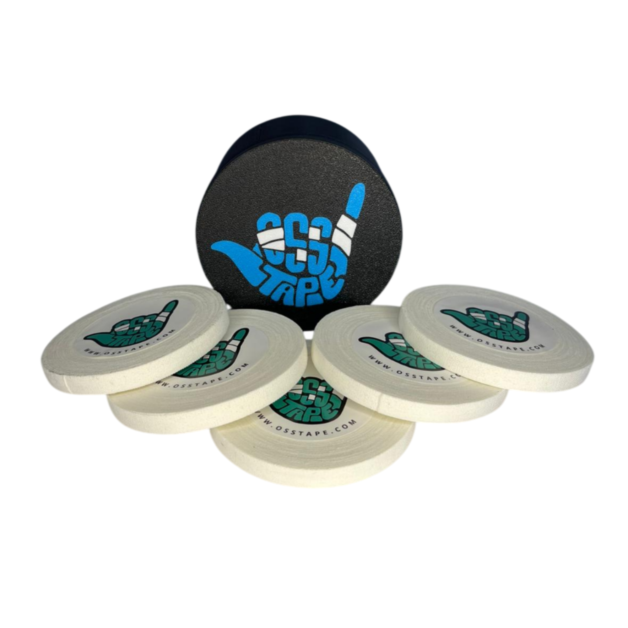 OSSTAPE 8mm Finger Tape – 5 Pack with OSSTAPE Storage Container